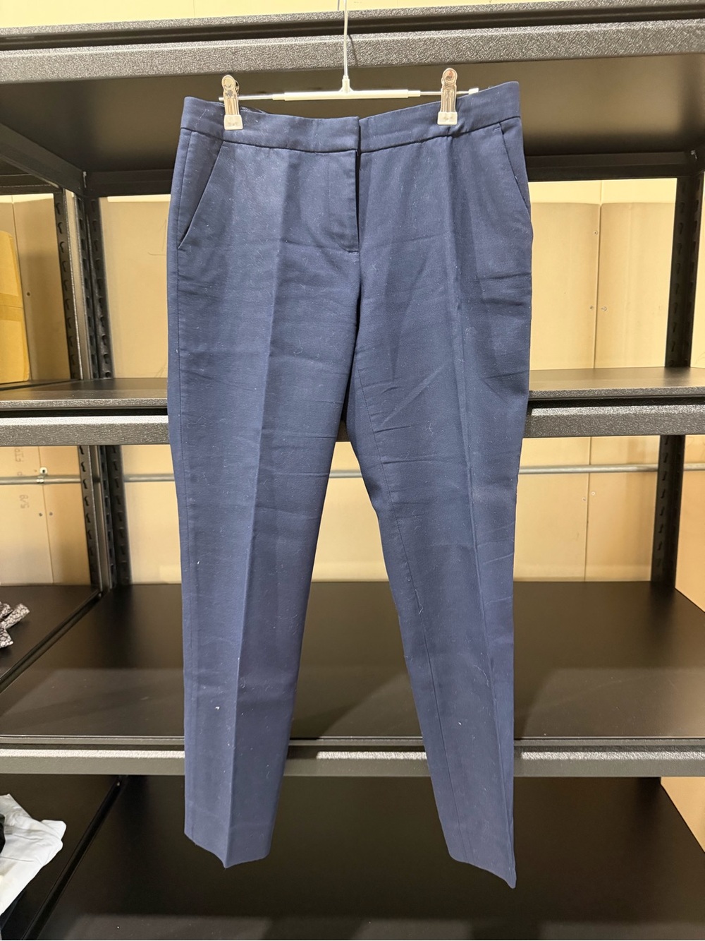 J. Crew Straight Leg Dress Pants in Navy